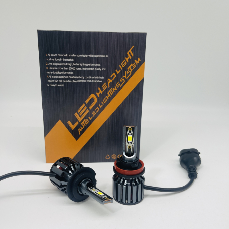 LED prednje svjetlo za automobil s aluminijskim kućištem, 30W, 12V, IP67, univerzalna kompatibilnost H4/H7/H11/9005/9006