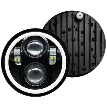 5,75-inčni LED far s 4 LED, 60W, Angel Eye, off-road za motocikl