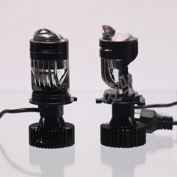 LED prednja svjetla za auto i motocikl s integriranim daleko i blizu te dvostrukom lećom, 55W, 9–24V, 5500 lm, IP66, avionski aluminij