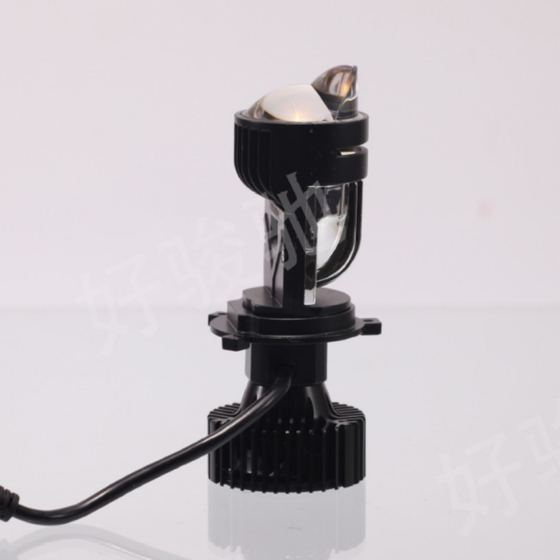 LED prednja svjetla za auto i motocikl s integriranim daleko i blizu te dvostrukom lećom, 55W, 9–24V, 5500 lm, IP66, avionski aluminij