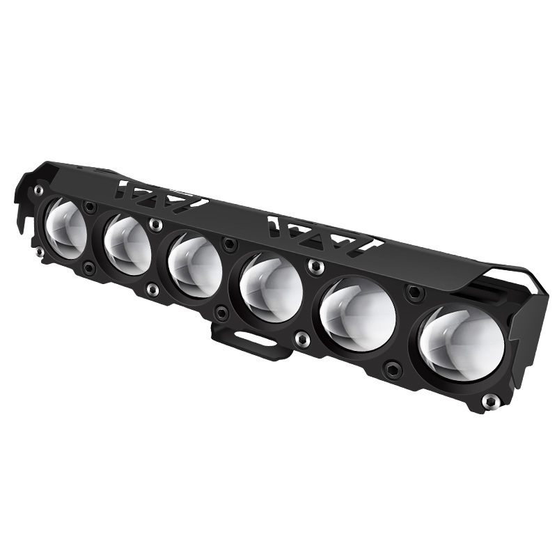 Motociklistički LED reflektor sa šest leća, 40W, 12-80V, aluminijsko kućište, s poklopcem, model G11