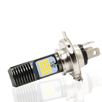 Motociklističko LED prednje svjetlo H4/H6 PX15D, 3030, 24 LED, visoka snaga