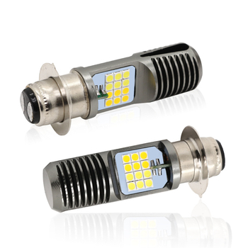 Motociklističko LED prednje svjetlo H4/H6 PX15D, 3030, 24 LED, visoka snaga
