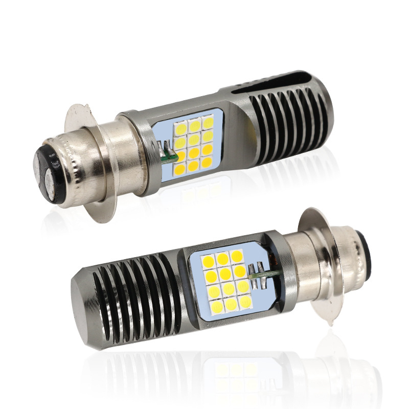 Motociklističko LED prednje svjetlo H4/H6 PX15D, 3030, 24 LED, visoka snaga