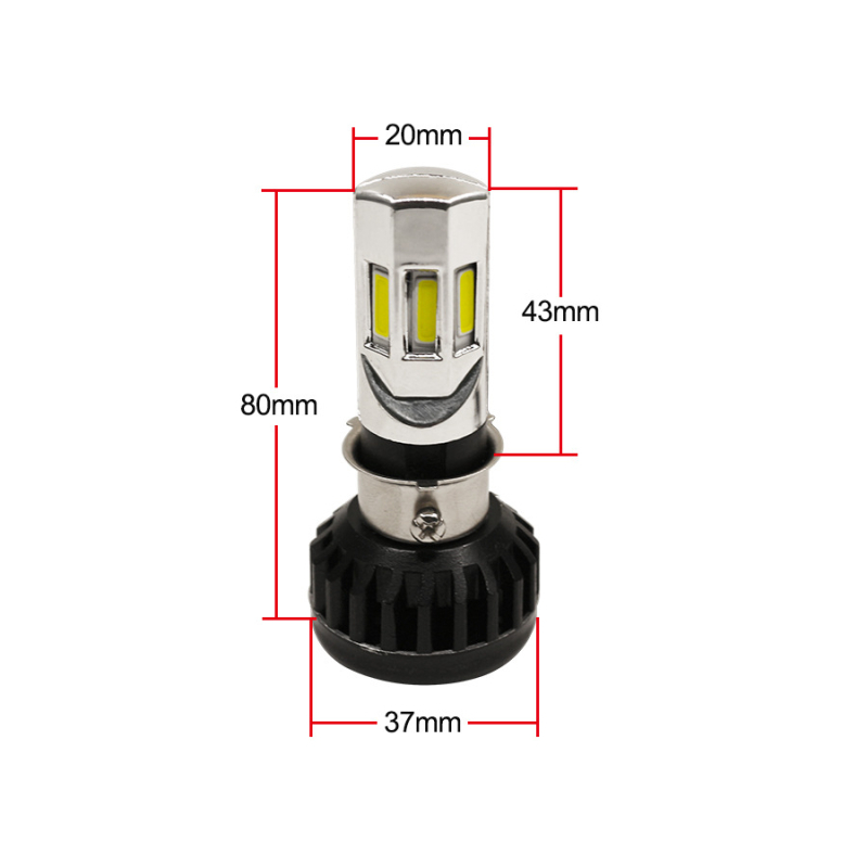 Motocikl LED prednje svjetlo COB, 36W, H4, 3600LM, IP67