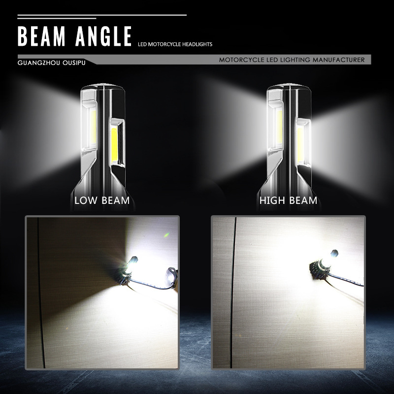 Motocikl LED prednje svjetlo COB, 36W, H4, 3600LM, IP67