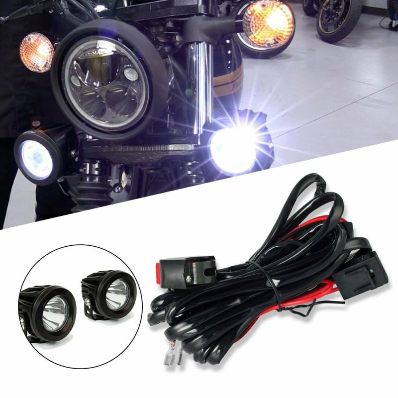 Motociklističko LED prekidač kabel – 12V, 50W, IP67, 16AWG bakar, 1 na 2