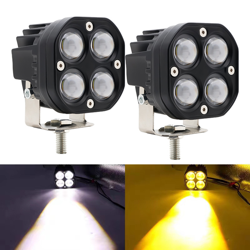LED svjetlo za auto i motocikl sa SMD LED-om, 40W, 12V, 6000 lm, leća, kućište od avionskog aluminija