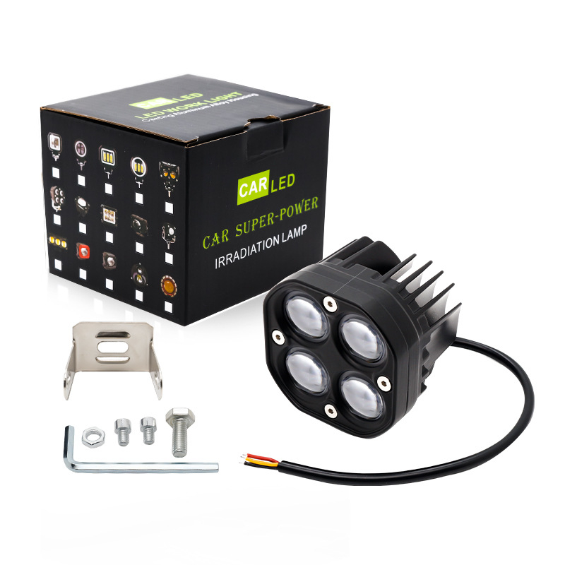 LED svjetlo za auto i motocikl sa SMD LED-om, 40W, 12V, 6000 lm, leća, kućište od avionskog aluminija