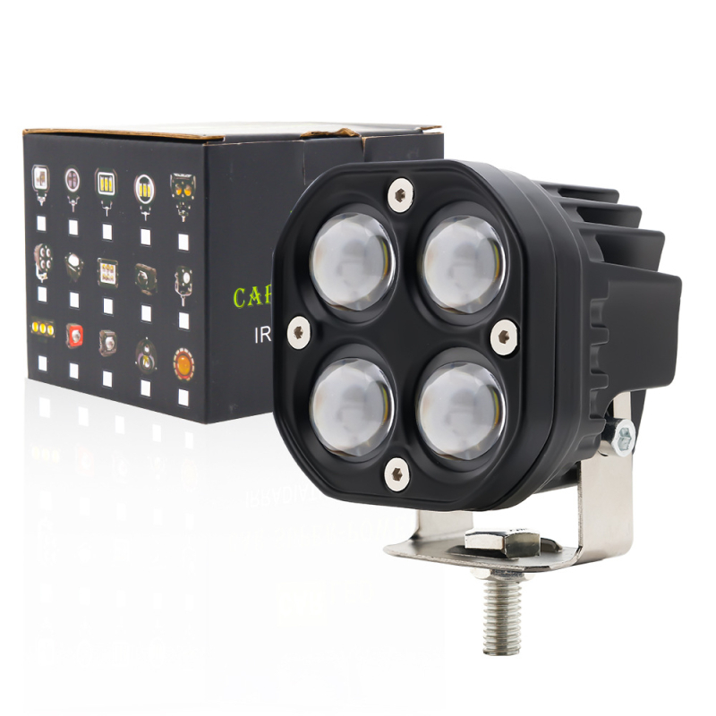 LED svjetlo za auto i motocikl sa SMD LED-om, 40W, 12V, 6000 lm, leća, kućište od avionskog aluminija