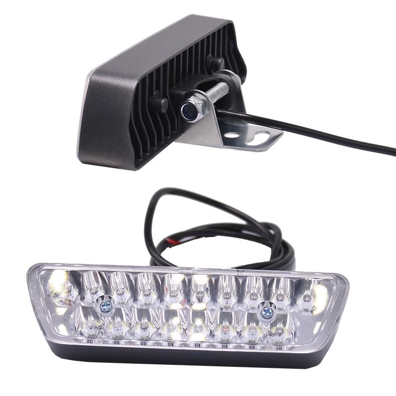 LED prednje svjetlo za električna vozila s vanjskim montažom, 12–72V, za vozila s tri kotača, s lećom