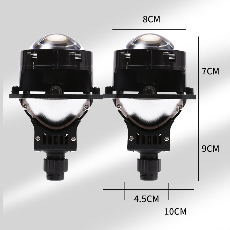 LED automobilno svjetlo s dvostrukom lećom, 60W, 24V, 50000 lm, IP65, aluminijska legura