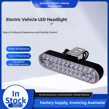 24 LED-es motorkerékpár előre világító lámpa, külső LED csíkos fényszóró, alumínium ötvözet test, 12-80V univerzális