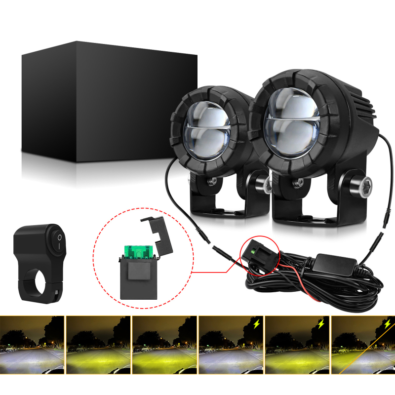 Motocikl LED spot svjetlo 120W 6000K IP68 30000lm 9-32V