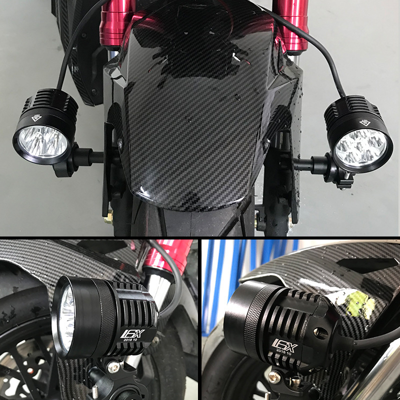 Motocyklové svetlo L6X - 10W CREE LED, DC12-85V, IP68, 7200 lm