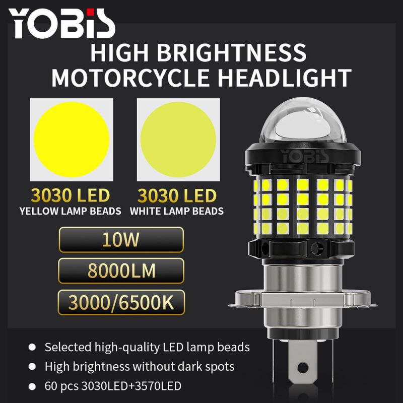 LED motociklistička svjetiljka H4 3030/3570, 10W, 12V, aluminijsko kućište