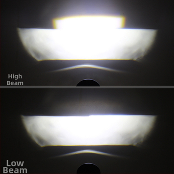 Harley LED predný svetlomet pre motorku 7 palcov, s dvojitou lúčom a anjelským okom (10-60V, 4000 lm, 40 W, materiál: PC+ hliník, životnosť: 30000 h)