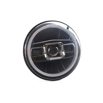 Harley LED predný svetlomet pre motorku 7 palcov, s dvojitou lúčom a anjelským okom (10-60V, 4000 lm, 40 W, materiál: PC+ hliník, životnosť: 30000 h)