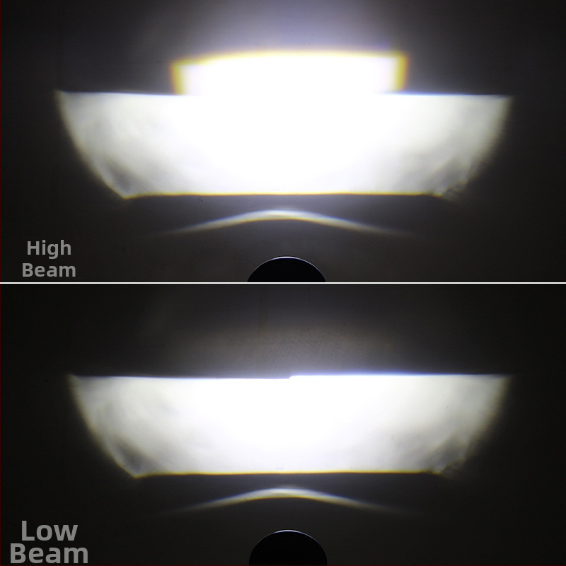 Harley LED predný svetlomet pre motorku 7 palcov, s dvojitou lúčom a anjelským okom (10-60V, 4000 lm, 40 W, materiál: PC+ hliník, životnosť: 30000 h)