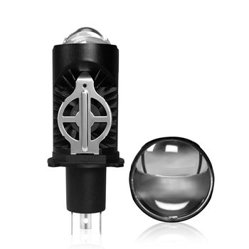 H4 LED svjetlo za motocikl s aluminijskim kućištem, fokusna leća, 50W, 12-80V, IP67, 3000 lm