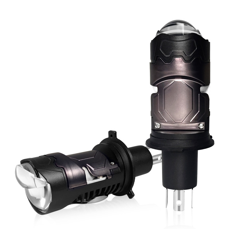 H4 LED svjetlo za motocikl s aluminijskim kućištem, fokusna leća, 50W, 12-80V, IP67, 3000 lm