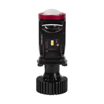 H4 motociklističko svjetlo s integriranim dalekim i bliskim snopom, leća, 60W, 12V, 10000 lm
