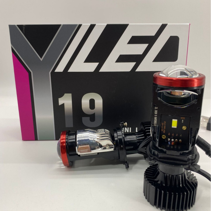 H4 motociklističko svjetlo s integriranim dalekim i bliskim snopom, leća, 60W, 12V, 10000 lm