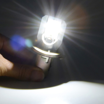 Motociklistička LED prednja svjetiljka H4, lukastog oblika, tri kandže, COB 10W, 12-80V, IP45, aluminijsko kućište