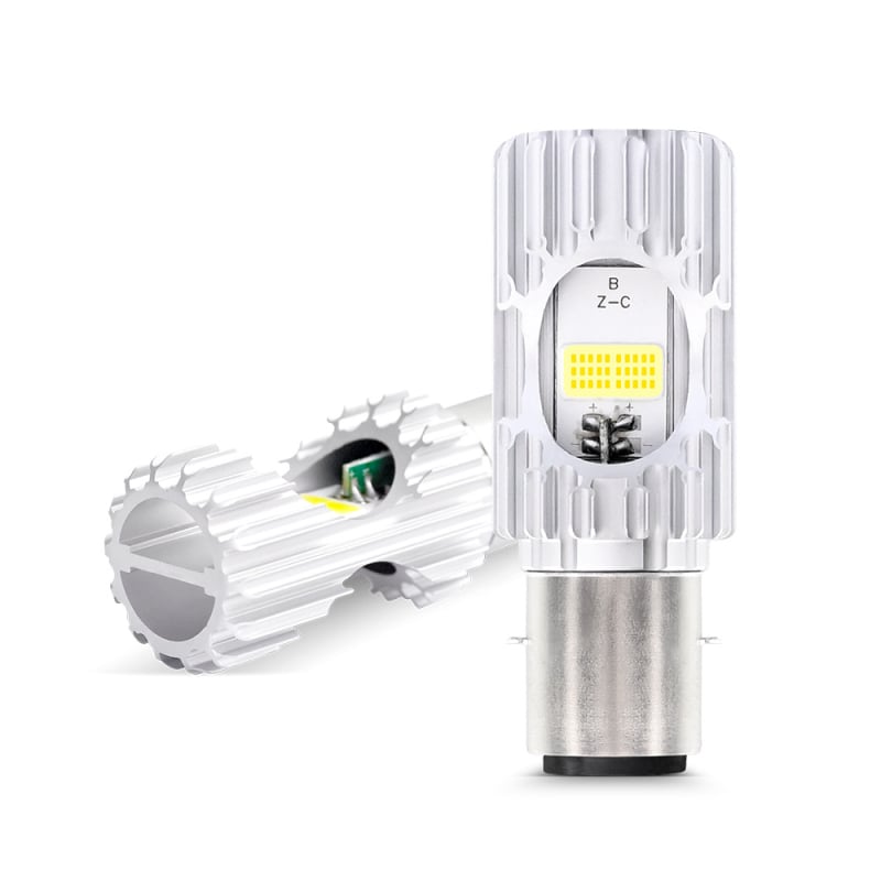 Motocikl LED prednje svjetlo žarulja H4 BA20D s ugrađenim visokim i niskim snopom, 5000 lm, 15 W