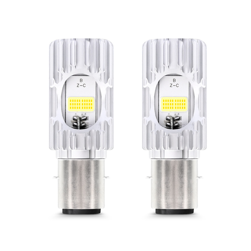 Motocikl LED prednje svjetlo žarulja H4 BA20D s ugrađenim visokim i niskim snopom, 5000 lm, 15 W