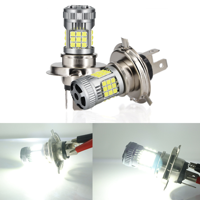 Motociklističko LED prednje svjetlo s integriranim 3030-36LED, kompatibilno s montažom H4/H6
