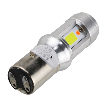 RTD far LED pentru motocicletă H4 BA20D cu iluminare ambientală, LED, 9-18V AC/DC, IP65, 1200lm/800lm, 12W/8W