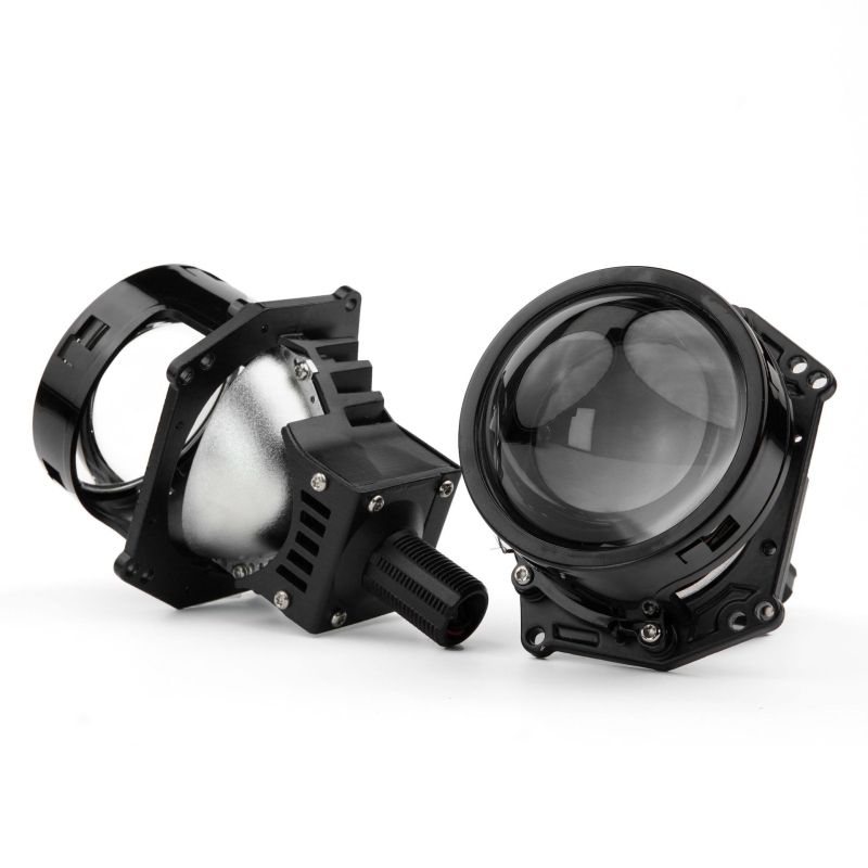 Far LED pentru mașină și motocicletă cu lentilă bifocală, înaltă luminozitate, 110W, 12V, 6000 lm, IP68