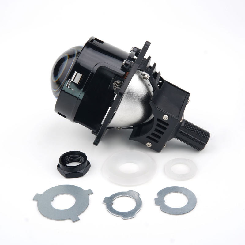 Far LED pentru mașină și motocicletă cu lentilă bifocală, înaltă luminozitate, 110W, 12V, 6000 lm, IP68