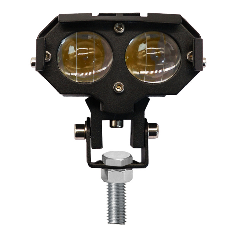 Proiector LED cu dublă lentilă pentru vehicule – 40W total, 9-80V, 4000 lm, IP67