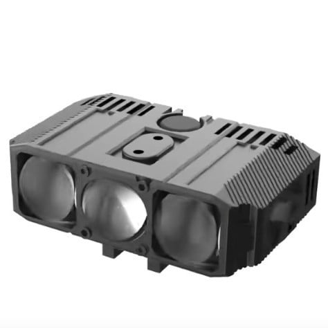 LED reflektor za električni motocikl, s tri leće, 70W, 9–12V, vodootporan, 5000–7000 lm