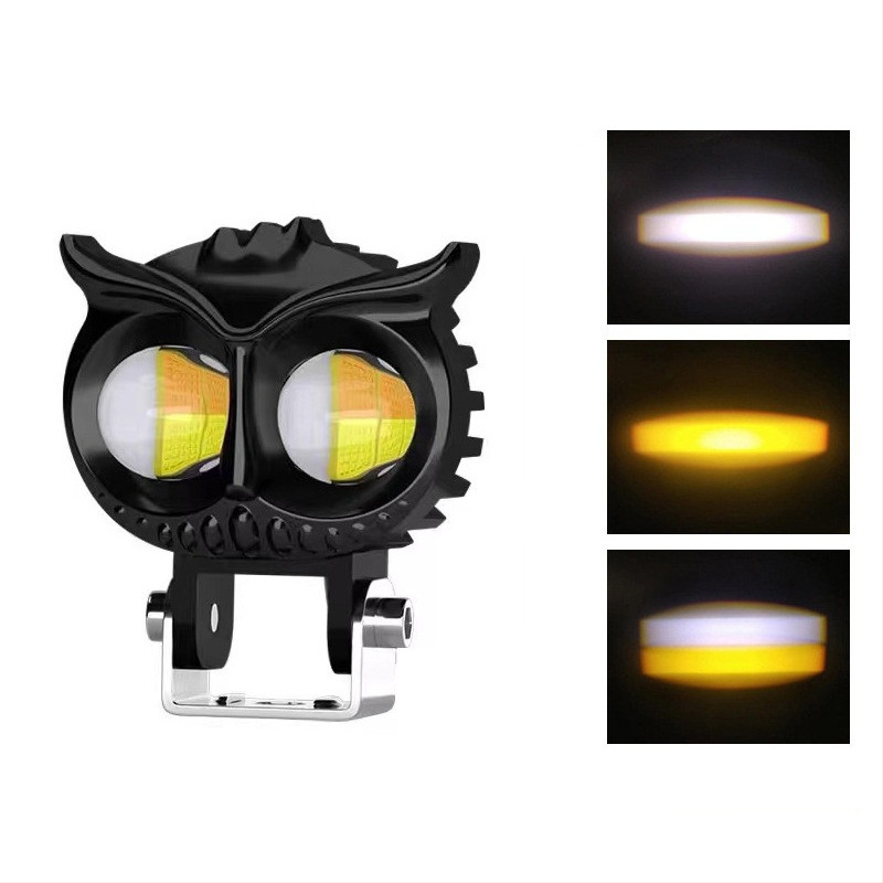 Owl LED reflektor na motocykel, 20W, 9–60V, 2000 lm, IP65