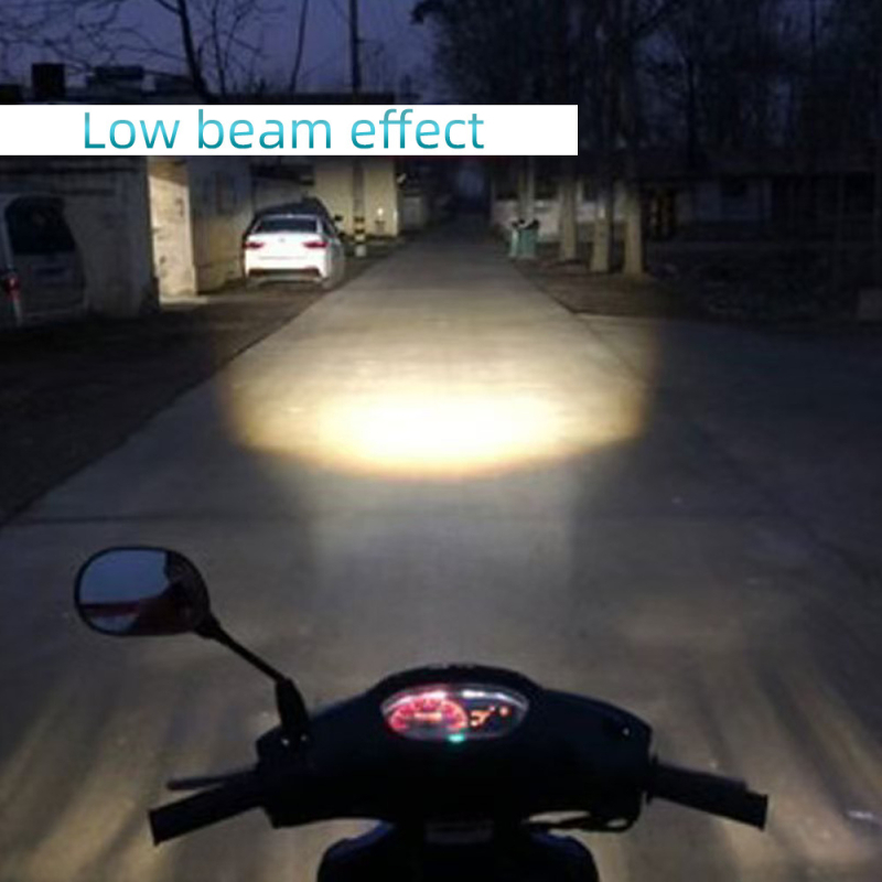 Prednja svjetla za automobil i motocikl, H4/H6, aluminijski LED, leća, 12-80V, 2500 lm