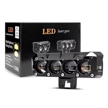 LED far motocikla s četiri leće, 38W, 12V DC, IP68, 8000 lm