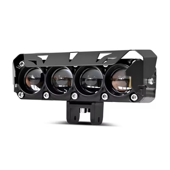 LED far motocikla s četiri leće, 38W, 12V DC, IP68, 8000 lm