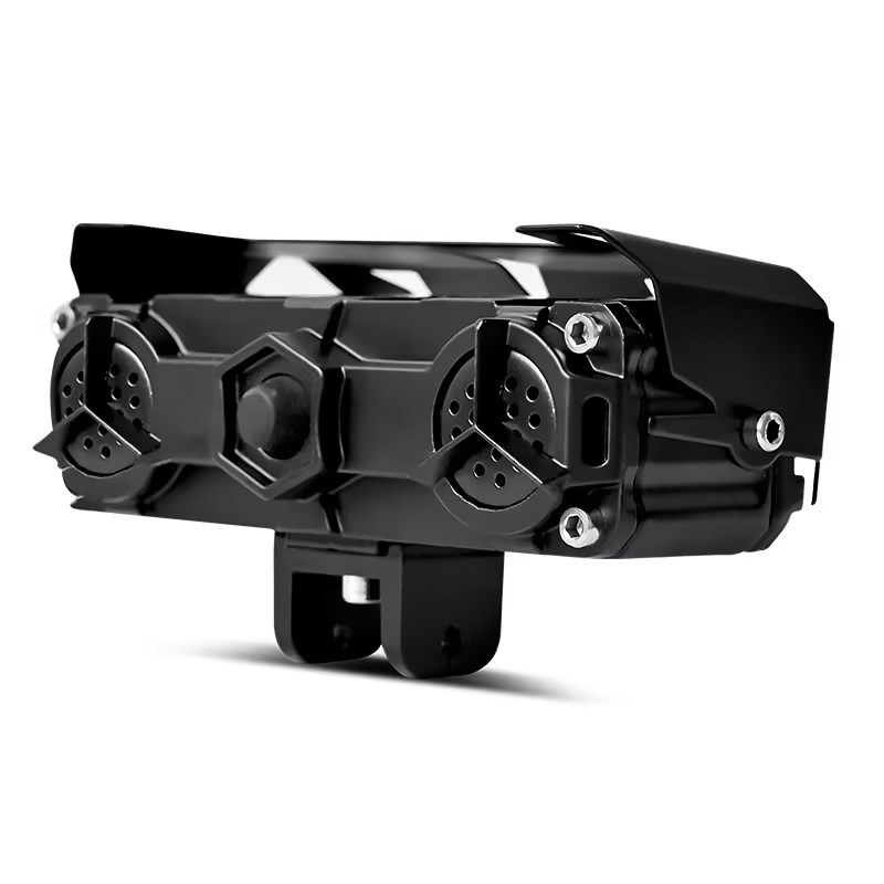 LED far motocikla s četiri leće, 38W, 12V DC, IP68, 8000 lm