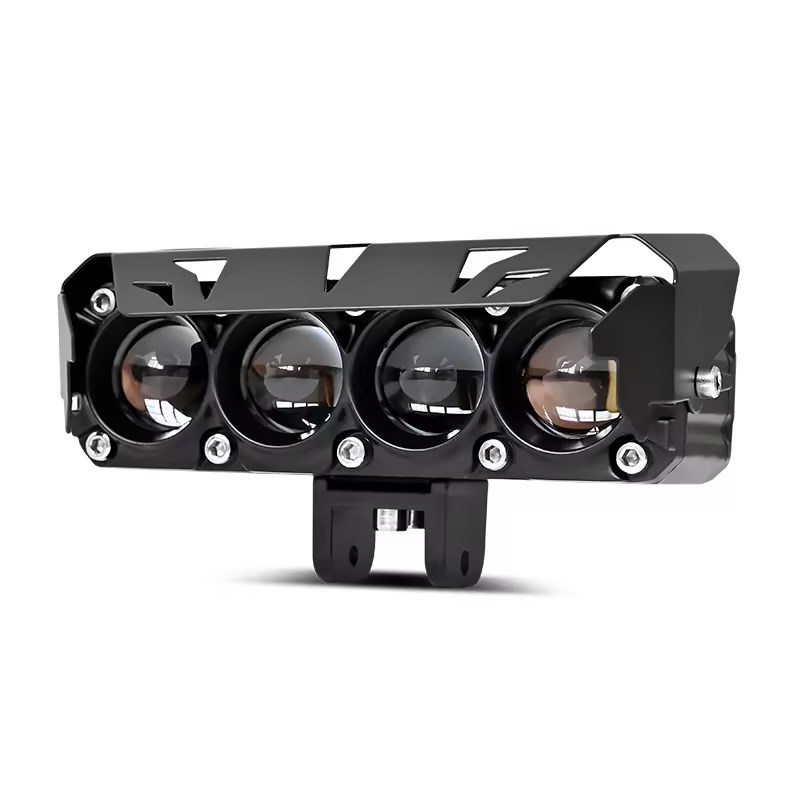 LED far motocikla s četiri leće, 38W, 12V DC, IP68, 8000 lm