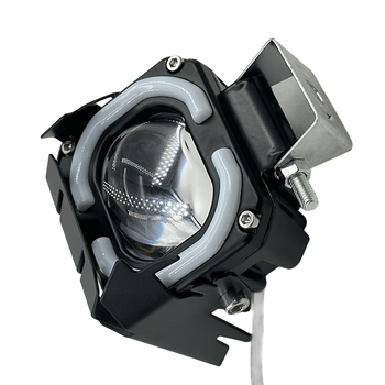 Univerzalni LED far za motocikle i električna vozila – vanjski glavni far s dnevnim svjetlom i strobom, 10W, 900 lm, s poklopcem