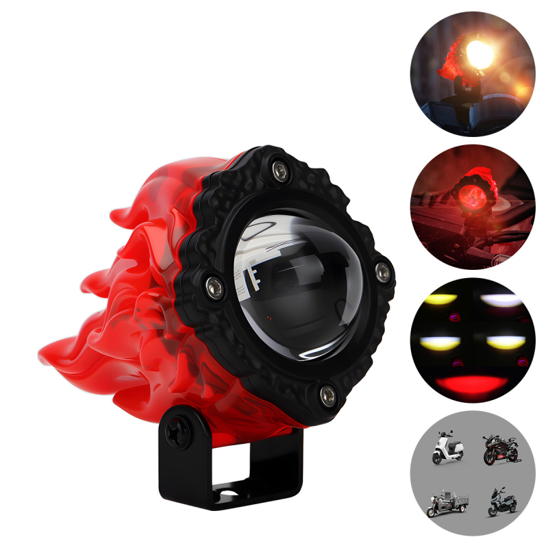 Motociklističko LED svjetlo, aluminijsko kućište, 12V, LED izvor, vodootporno, model Motor293