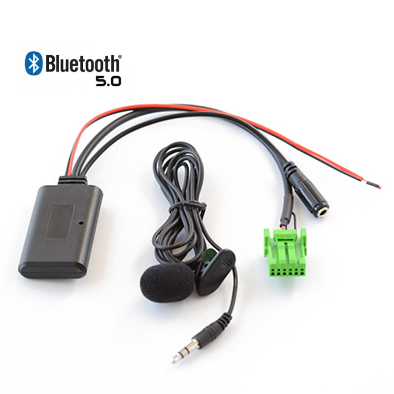 Autós Bluetooth AUX adapter 6Pin vezeték nélküli sztereó mikrofonnal, 12V, kompatibil Honda Accord CR-V Civic