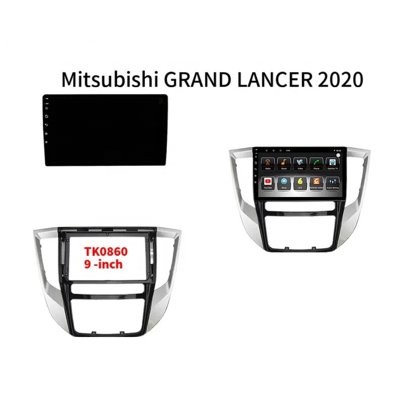 Okvir za navigaciju od 9 inča i panel za audio modifikacije za Mitsubishi Lancer EX 2020