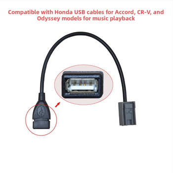 USB kábel pre Honda palubnú jednotku; kompatibilný s 8. generáciou Odyssey, Crosstour, Inspire a Accord; MP3 prehrávanie