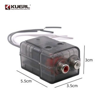 KUERL FH-108 Auto audio konverter visokofrekvencijski na niskofrekvencijski signal, 12V, 50W, univerzalna kompatibilnost