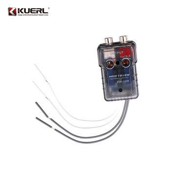 KUERL FH-108 Auto audio konverter visokofrekvencijski na niskofrekvencijski signal, 12V, 50W, univerzalna kompatibilnost