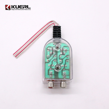 Автомобилен аудио конвертор: високочестотен към нискочестотен аудио преобразувател за аудио порт, модел K-103, KUERL, 12-24 V, 50 W (тегло 0.048)